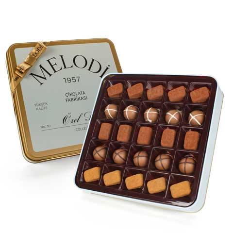 1957 Serisi Metal Madlen Çikolata | Melodi Çikolata